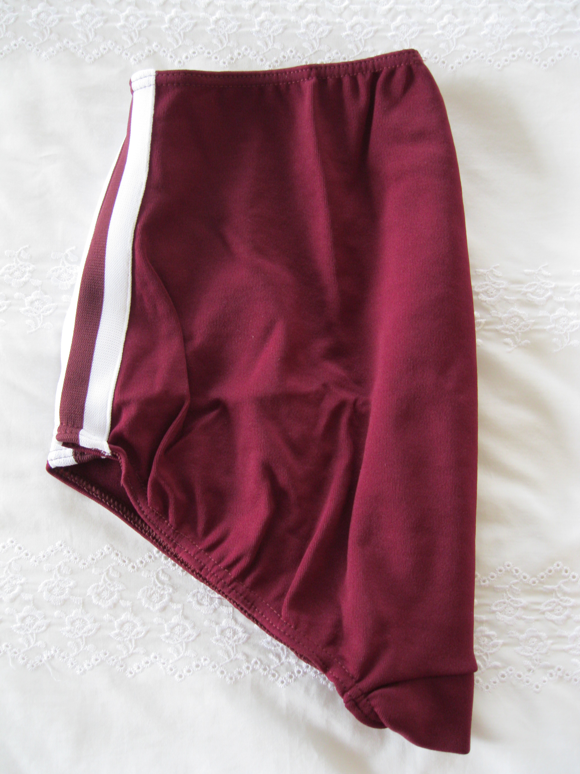 Girls Classic MAROON Gym Knickers (Athletics Shorts/Underwear) BY