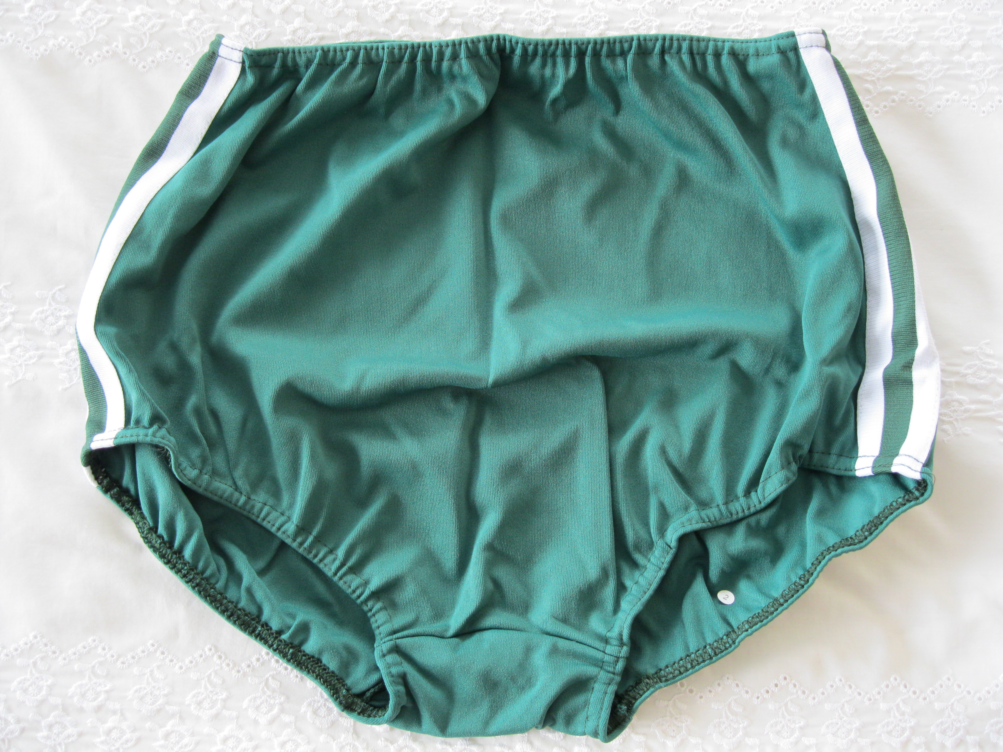 Girls Classic BOTTLE GREEN Gym Knickers (Athletics Shorts) BY